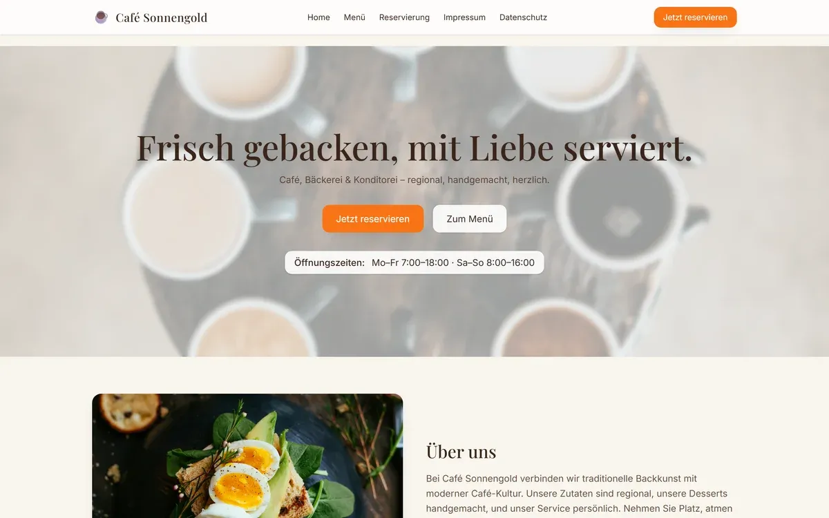 Café 01 — Coffee Shop preview