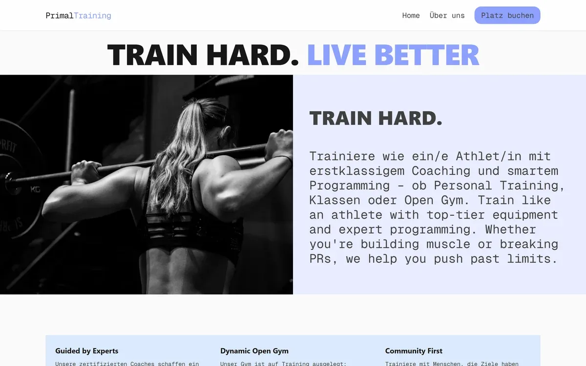 Gym 01 — Fitness Studio preview