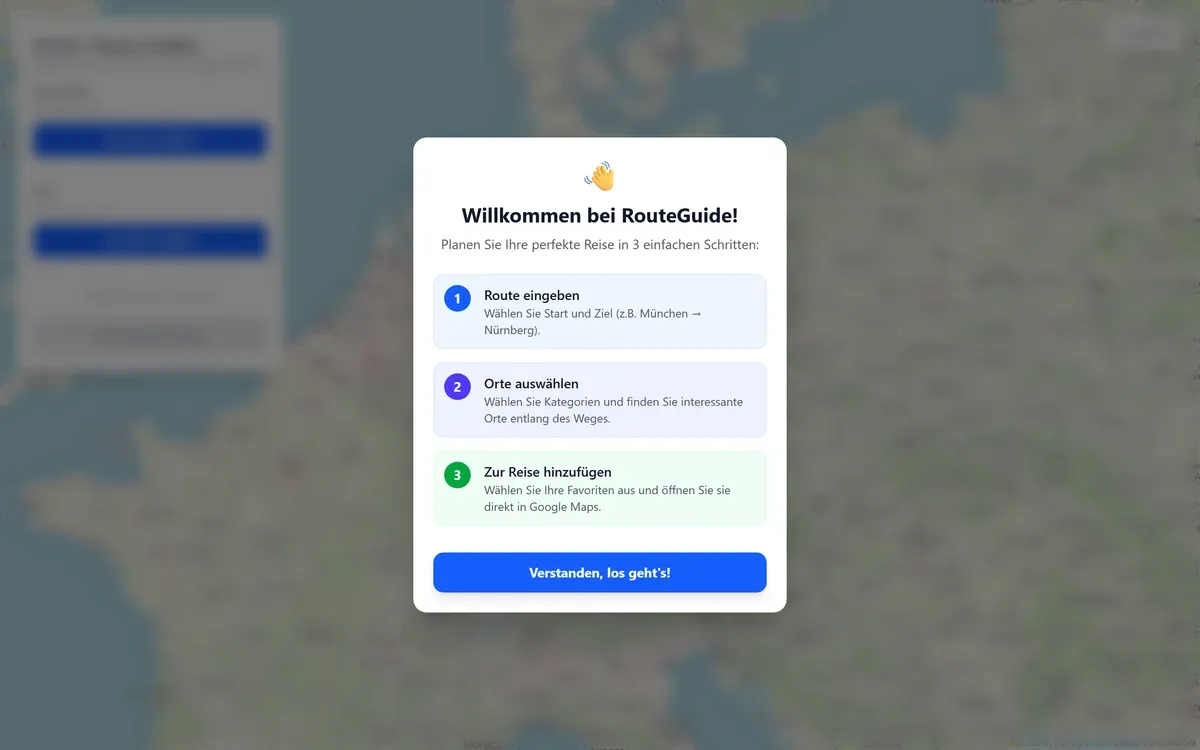 RouteGuide — Routenplaner für Reisen preview