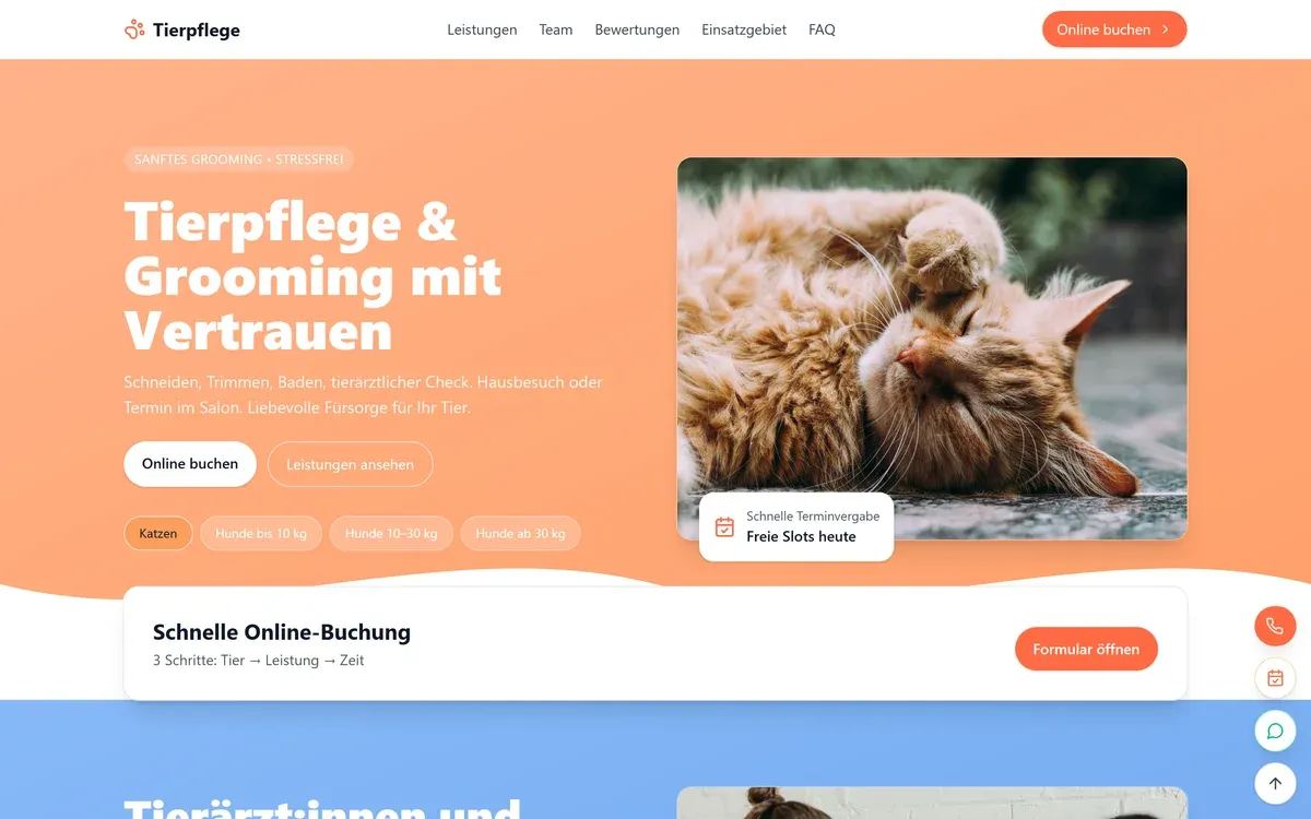 Tierpflege 01 — Grooming preview